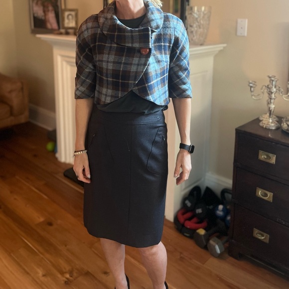 Smythe vestes cropped blazer $190 size 4 - Picture 2 of 9